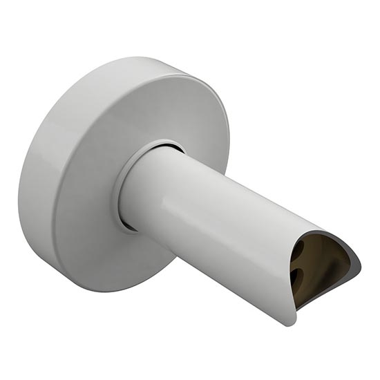 Kuivatite adapter 6,4x6,4 cm valge