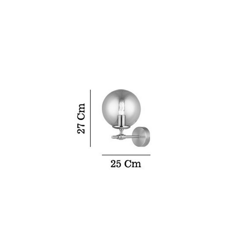 Kuldne seinavalgusti POLINO 1xE27/40W/230V