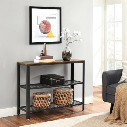 Külglaud LUVOR, pruun/must