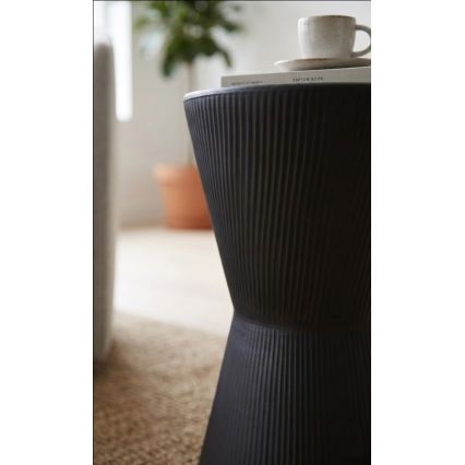 Külglaud PETIT, Ø 29 cm, must