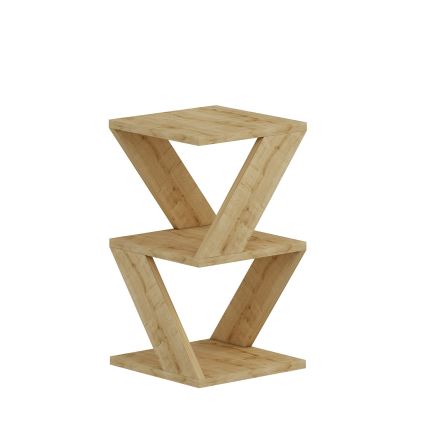 Küljelaud ALBENI 50x30 cm pruun