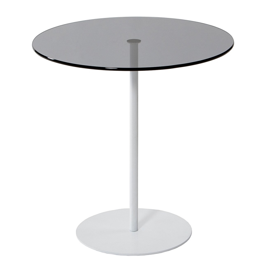 Küljelaud CHILL 50x50 cm valge/must