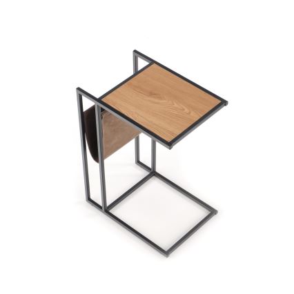 Küljelaud COMPACT 65x47 cm must/pruun