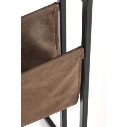 Küljelaud COMPACT 65x47 cm must/pruun