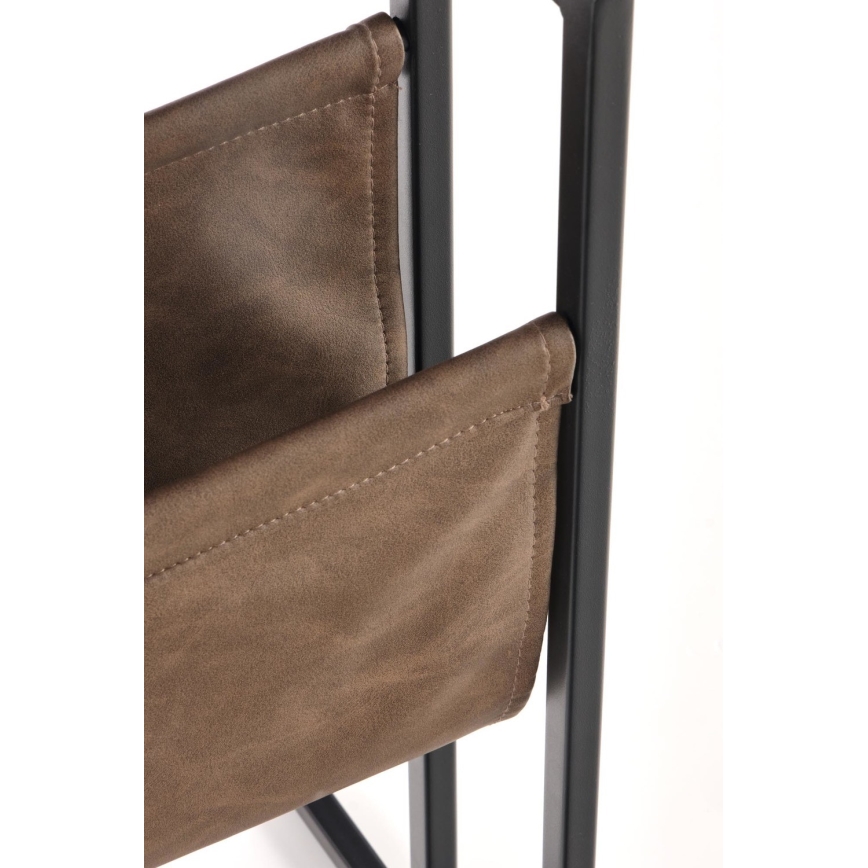 Küljelaud COMPACT 65x47 cm must/pruun