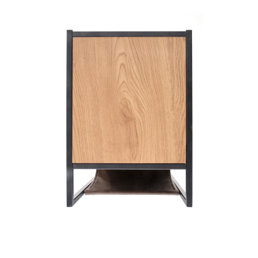 Küljelaud COMPACT 65x47 cm must/pruun