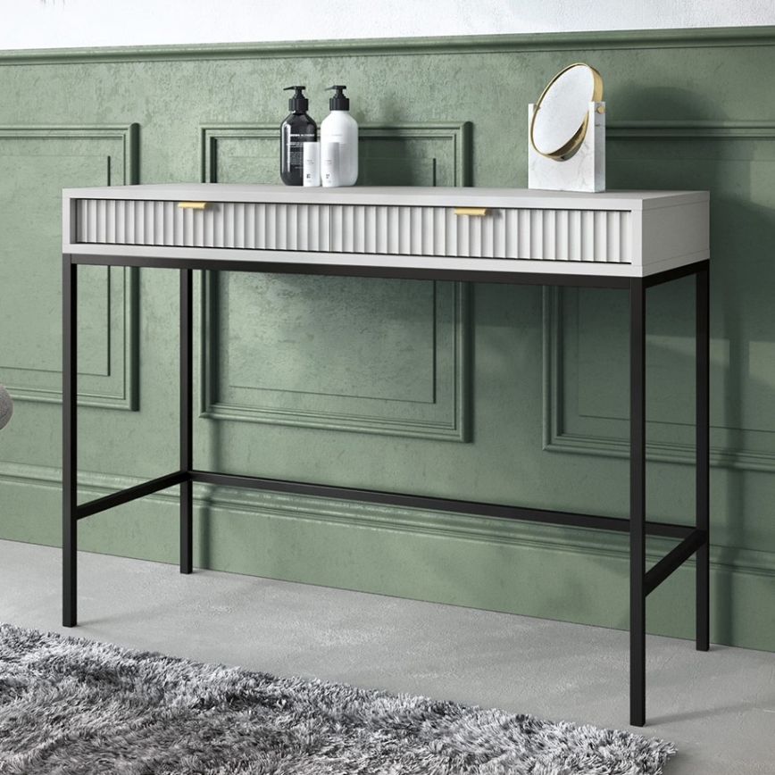 Küljelaud NOVA 77x104 cm hall/must