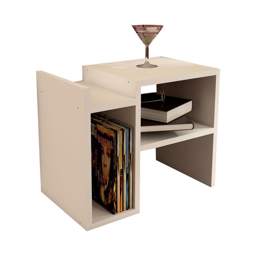 Küljelaud PIYON 40x49,4 cm valge