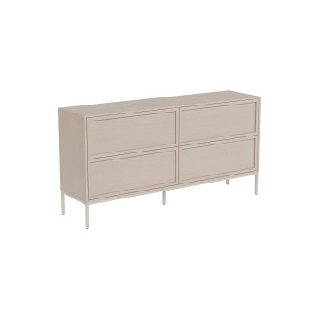 Kummut ALIN 157x40 cm taupe