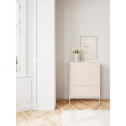 Kummut ALIN 80x40 cm taupe