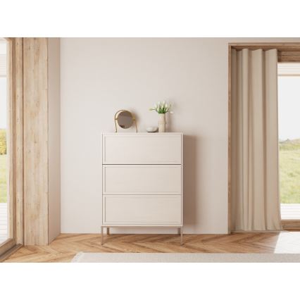 Kummut ALIN 80x40 cm taupe