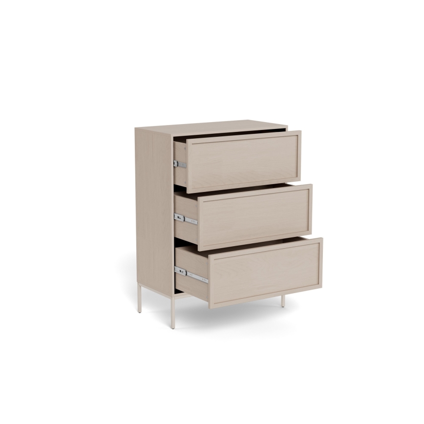 Kummut ALIN 80x40 cm taupe