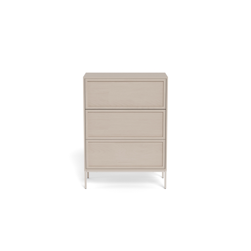 Kummut ALIN 80x40 cm taupe