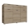 Kummut HOPE 120x78x35 cm sonoma tamm