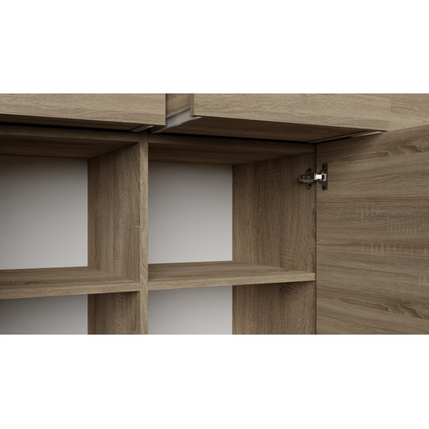 Kummut HOPE 120x78x35 cm sonoma tamm
