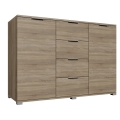 Kummut HOPE 120x78x35 Sonoma tamm