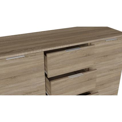Kummut HOPE 120x78x35 Sonoma tamm