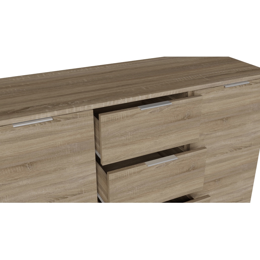 Kummut HOPE 120x78x35 Sonoma tamm