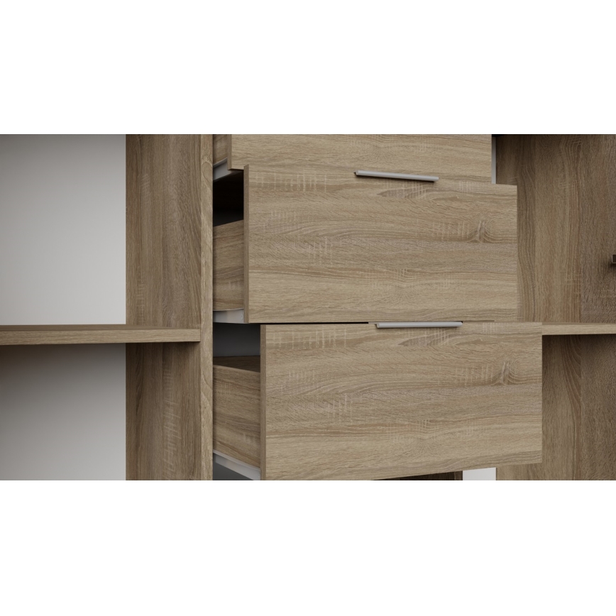 Kummut HOPE 120x78x35 Sonoma tamm