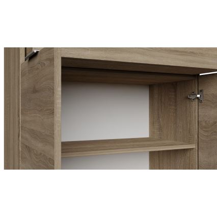 Kummut HOPE 80x78x35 cm Sonoma tamm