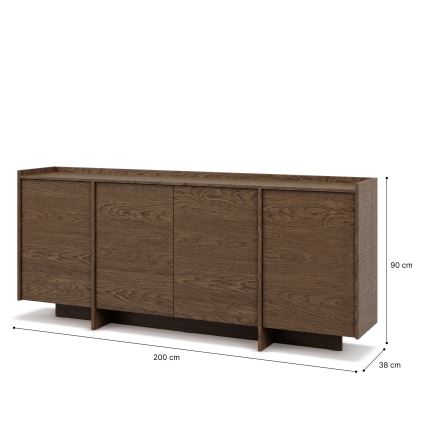 Kummut KEMI 200x90x38 tamm