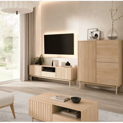Kummut KIOTO 106x130x37 cm tamm Cremona