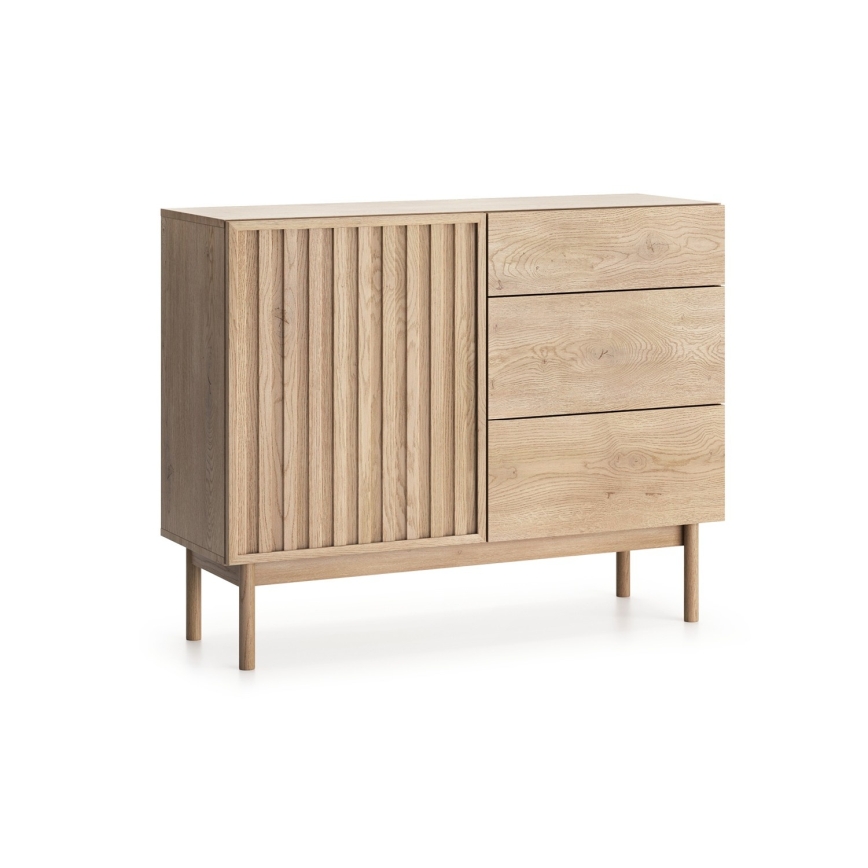 Kummut KIOTO 106x84x37 cm Cremona tamm