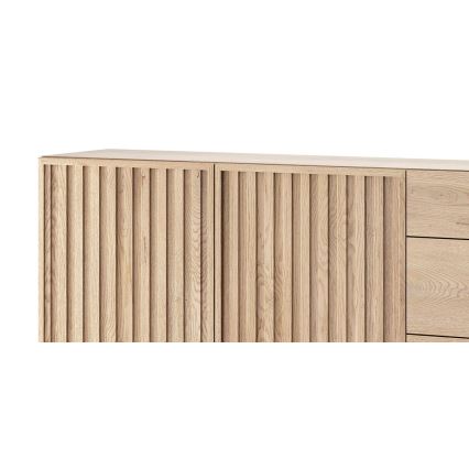 Kummut KIOTO 159x84x37 cm, Cremona tamm