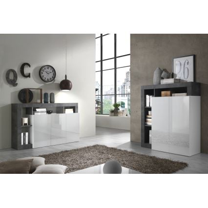 Kummut LENOR, valge/antratsiit