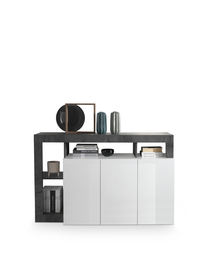 Kummut LENOR valge/antratsiit