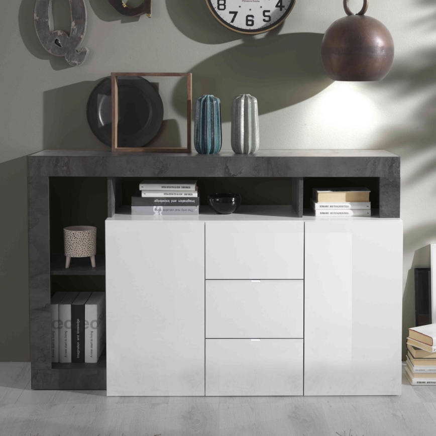 Kummut LENOR valge/antratsiit