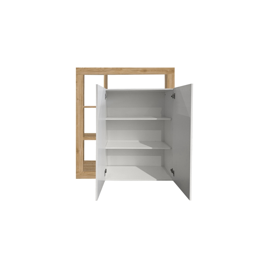 Kummut LENOR valge/pruun