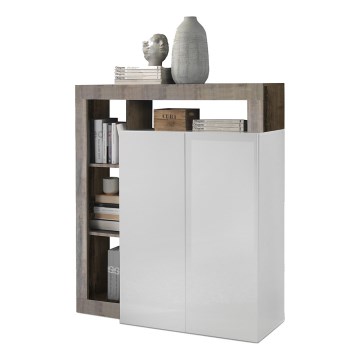 Kummut LENOR valge/pruun