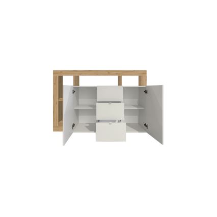 Kummut LENOR valge/pruun