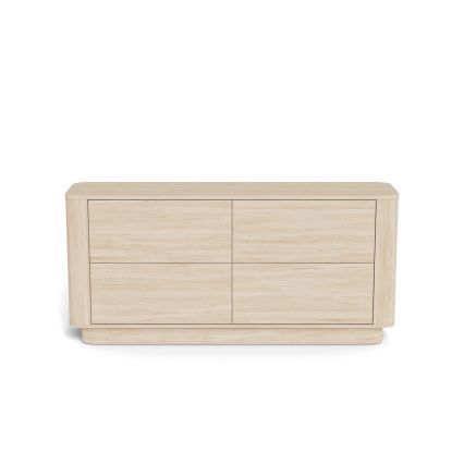 Kummut MADERA 160x75 cm valge tamm