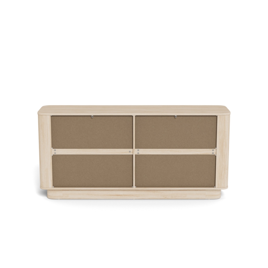 Kummut MADERA 160x75 cm valge tamm