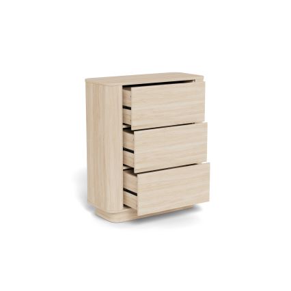 Kummut MADERA 90x107 cm valge tamm