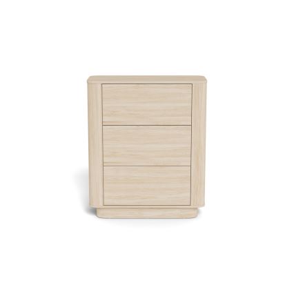 Kummut MADERA 90x107 cm valge tamm