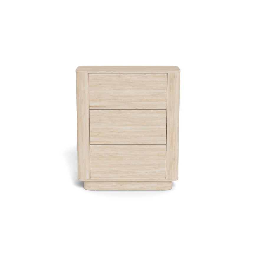 Kummut MADERA 90x107 cm valge tamm