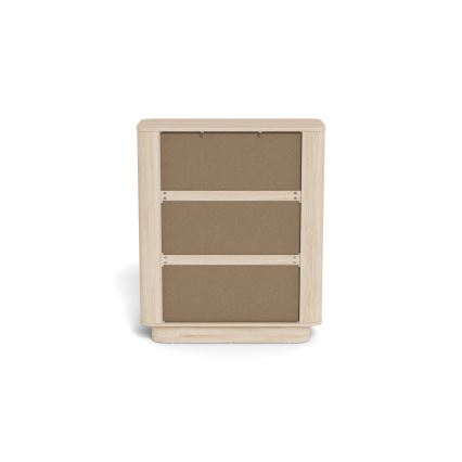 Kummut MADERA 90x107 cm valge tamm