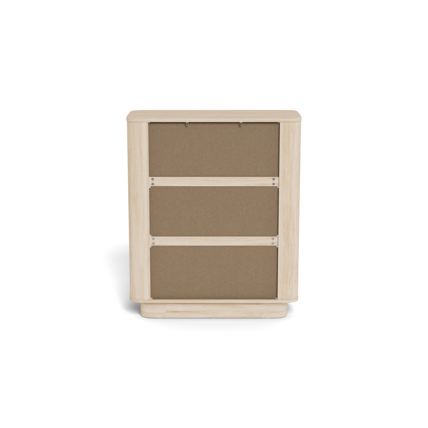 Kummut MADERA 90x107 cm valge tamm