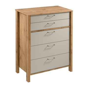 Kummut MENTA 90x108x47 cm Wotan-tamm/hall