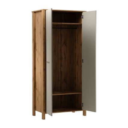 Kummut MENTA 90x200x53 cm tamm Wotan/hall