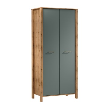 Kummut MENTA 90x200x53 cm Wotan-tamm/roheline