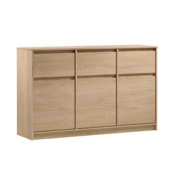 Kummut MIYABI 138x86x40 cm tamm Cremona