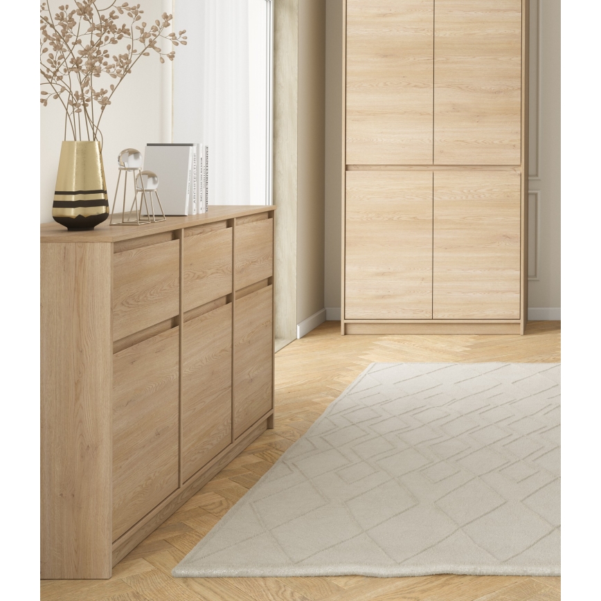 Kummut MIYABI 138x86x40 cm tamm Cremona