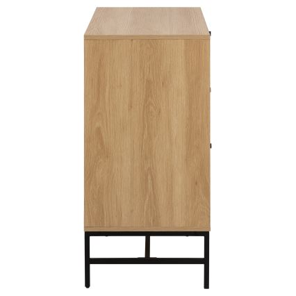 Kummut OLIVIA sahtlitega, tammeviimistlusega