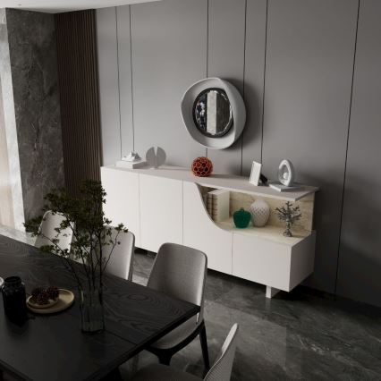 Kummut ORBIS 180x40 cm kreemjas/beež