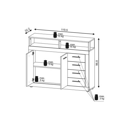 Kummut RUNA tumepruun/antratsiit