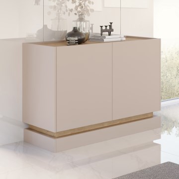 Kummut ZARPANT 120x75 cm beež/tamm Cremona